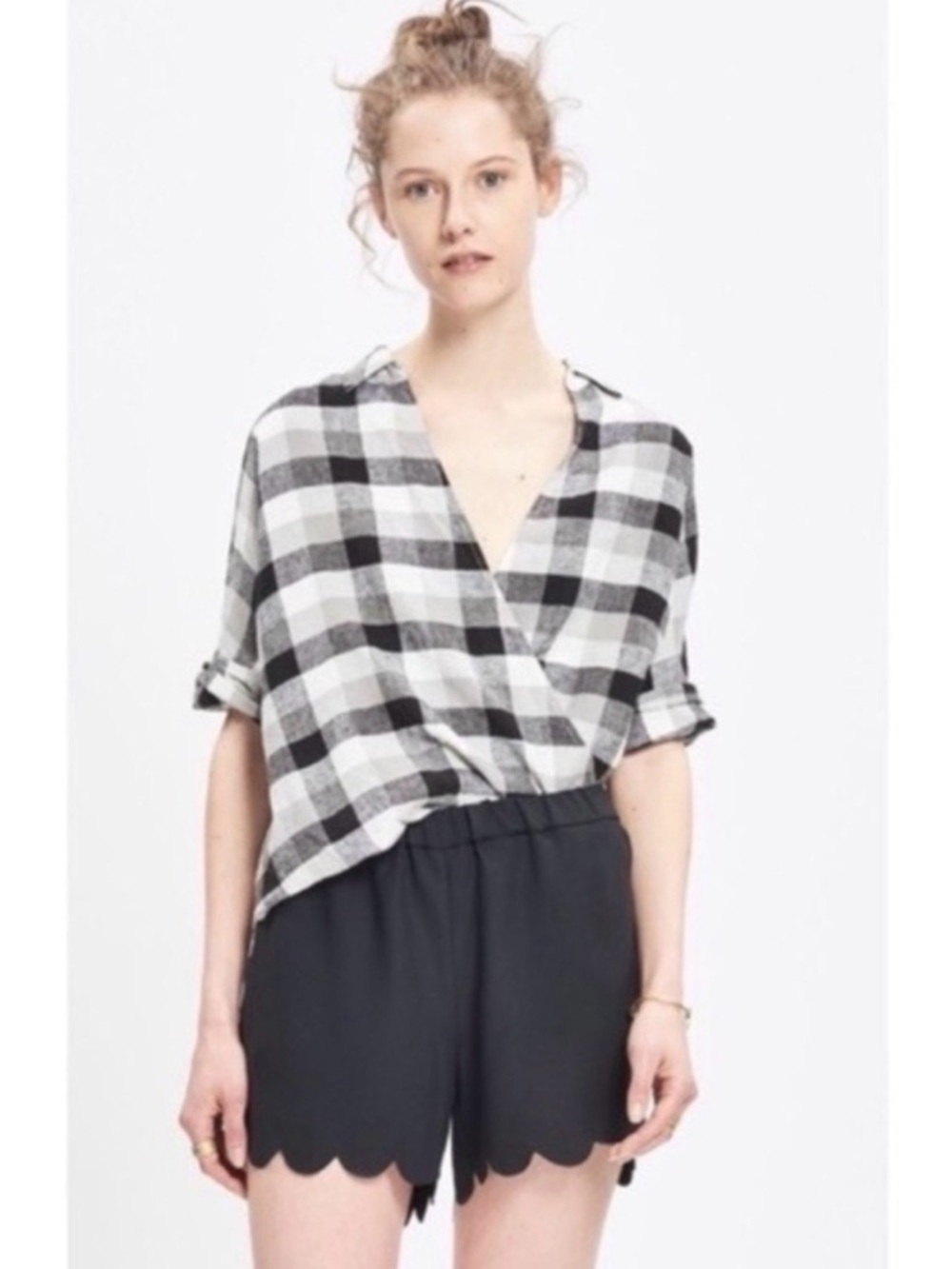 Madewell Scallop Pull On Shorts
